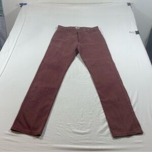 Dockers’ Maroon Straight-Leg Pants Slim tapered leg Men’s 32-32